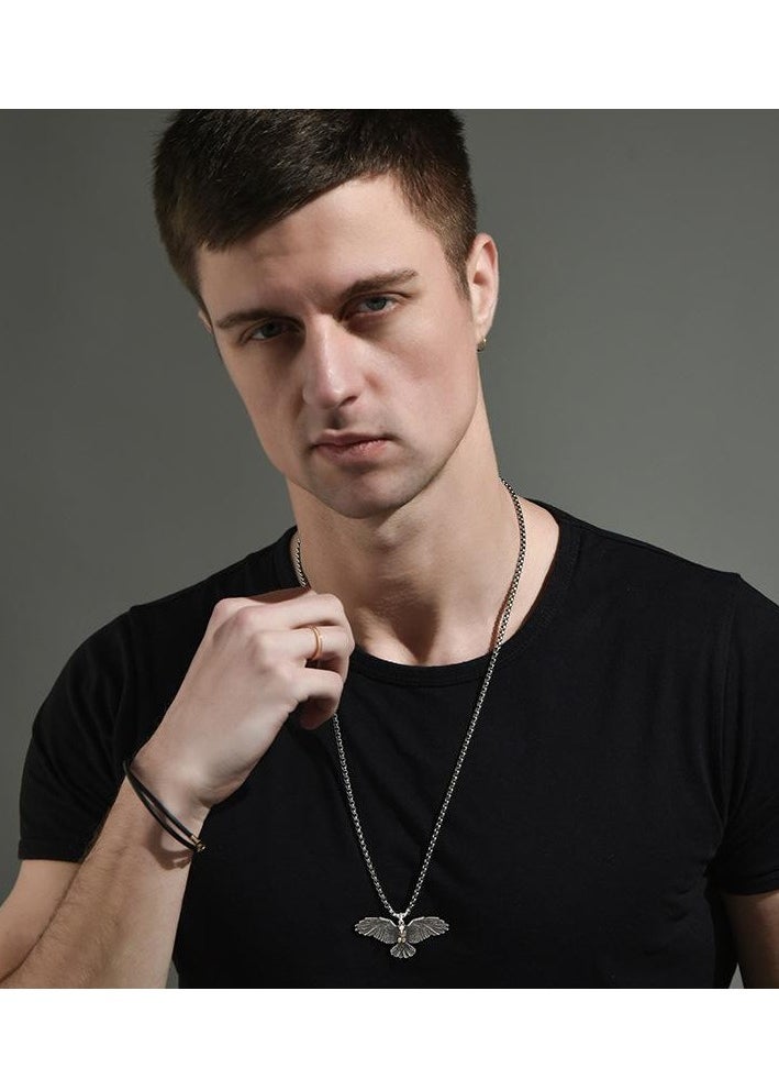 Gasin - Titanium falcon necklaces, men's pendants, men's necklaces - Image 1