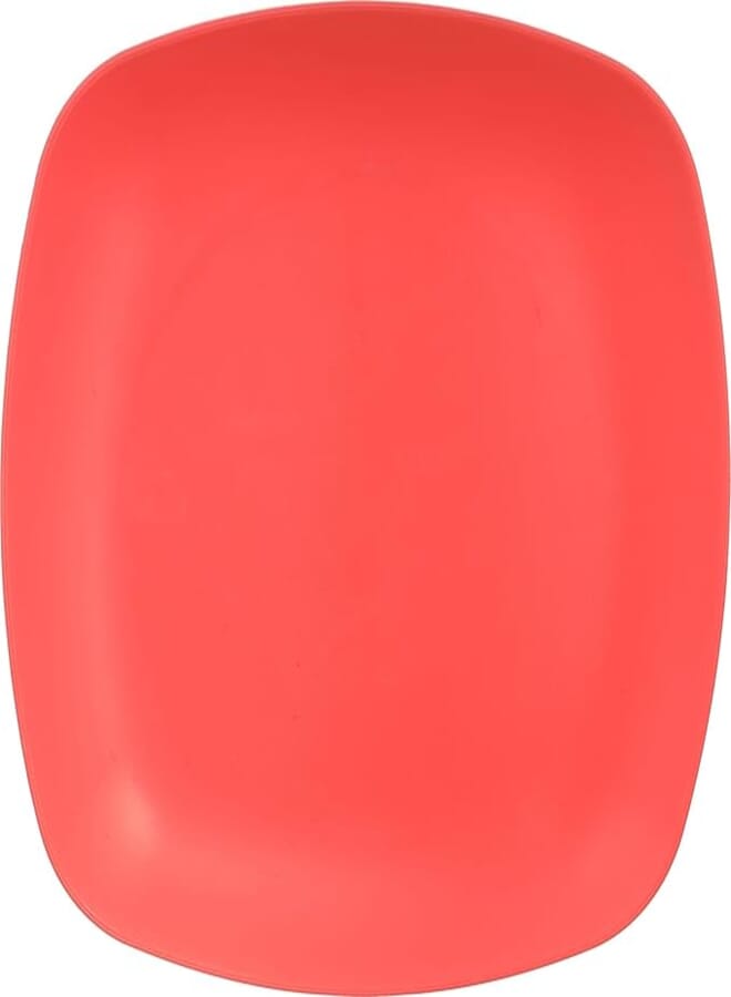 UCSAN Flat Square Cake Plate, 19 cm Size, Fuchsia
