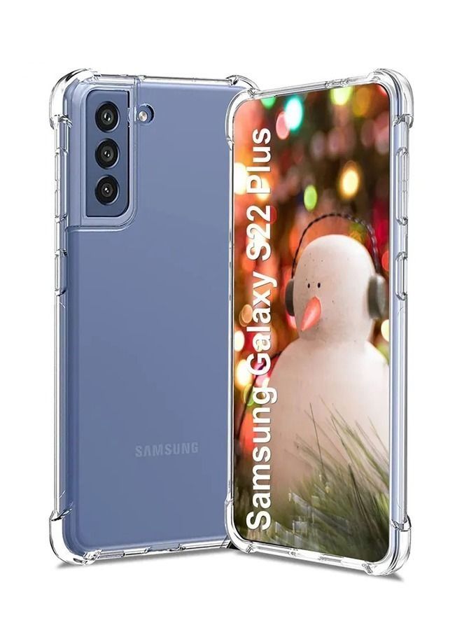 Protective Case For Samsung Galaxy S22 Plus Cover With Edge Bumpers Clear