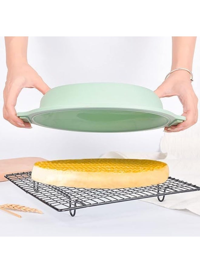 صينية سيليكون دائرية للخبز والكيك – مقاومة للحرارة وسهلة التنظيف - Image 3