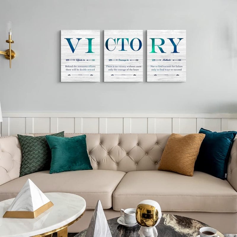 Lapremoly Framed Canvas Wall Art with Inspirational Quotes - Image 4