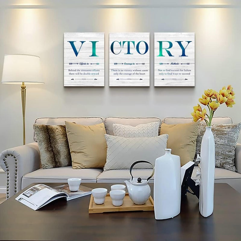 Lapremoly Framed Canvas Wall Art with Inspirational Quotes - Image 3