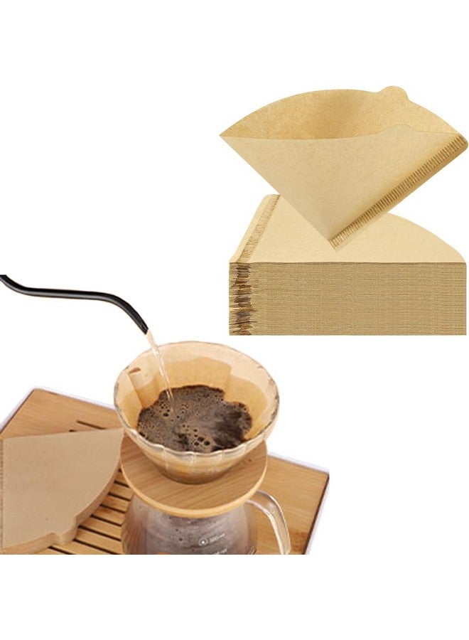 Hodaqe Coffee Filter for Coffee Dripper and Drip Coffee Maker Cone Coffee Filters Disposable Pour Over Coffee Filter 100 Pcs - Image 1