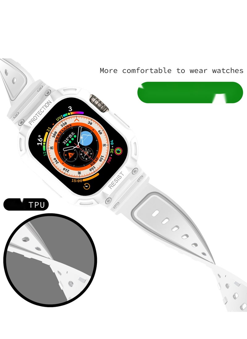GULFLINK - Band + Case Sports Wrist For Apple Watch 8 Ultra 49mm Black - Image 1