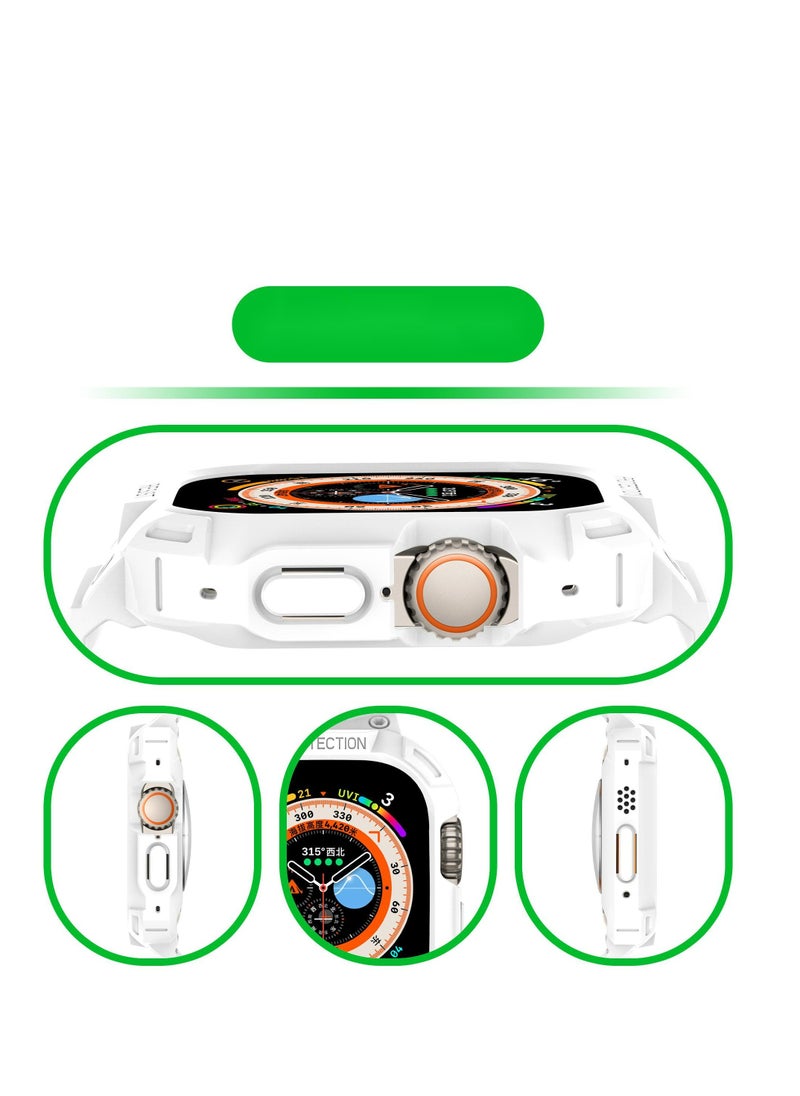 GULFLINK - Band + Case Sports Wrist For Apple Watch 8 Ultra 49mm Black - Image 1