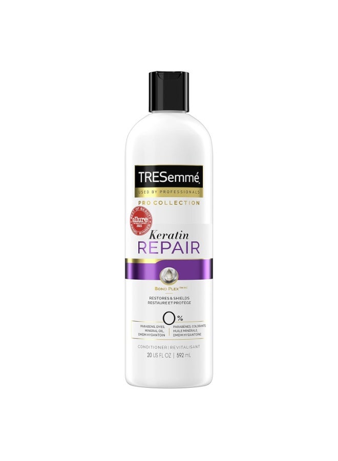 TRESemmé Conditioner for Damaged Hair Keratin Repair Restores and Seals Hair from Damage 20 fl oz - Image 1