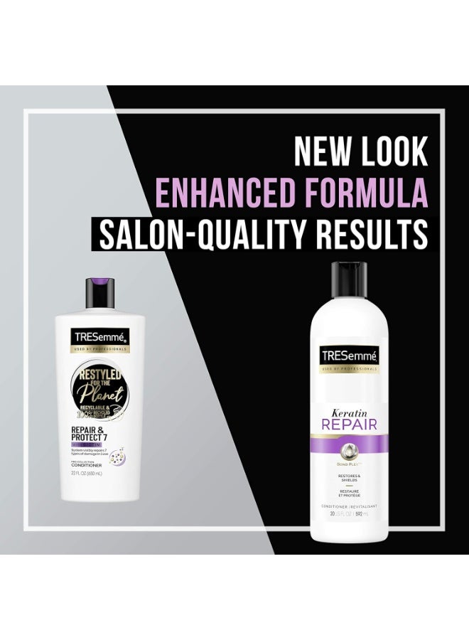 TRESemmé Conditioner for Damaged Hair Keratin Repair Restores and Seals Hair from Damage 20 fl oz - Image 4