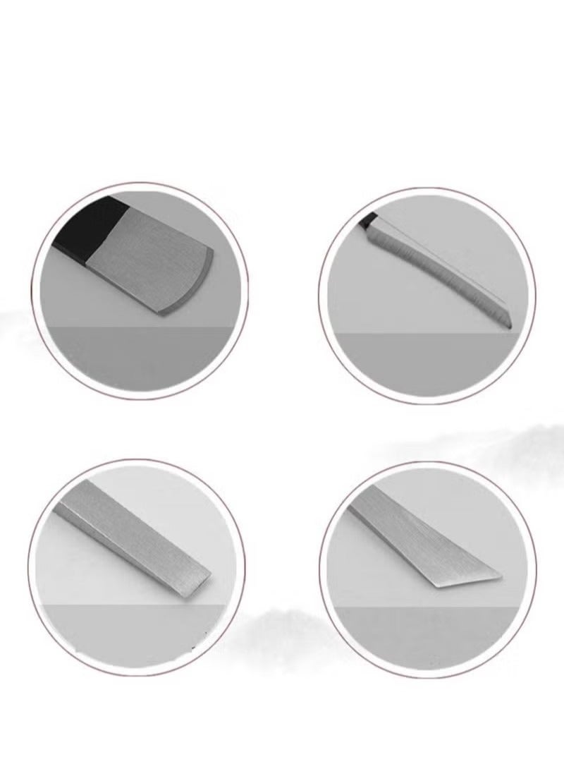 Generic 4-Piece Pedicure Knife Tools Kits Professional Stainless Steel Ingrown Toenail Set with Storage Bag for Feet Toe Correction - Image 4