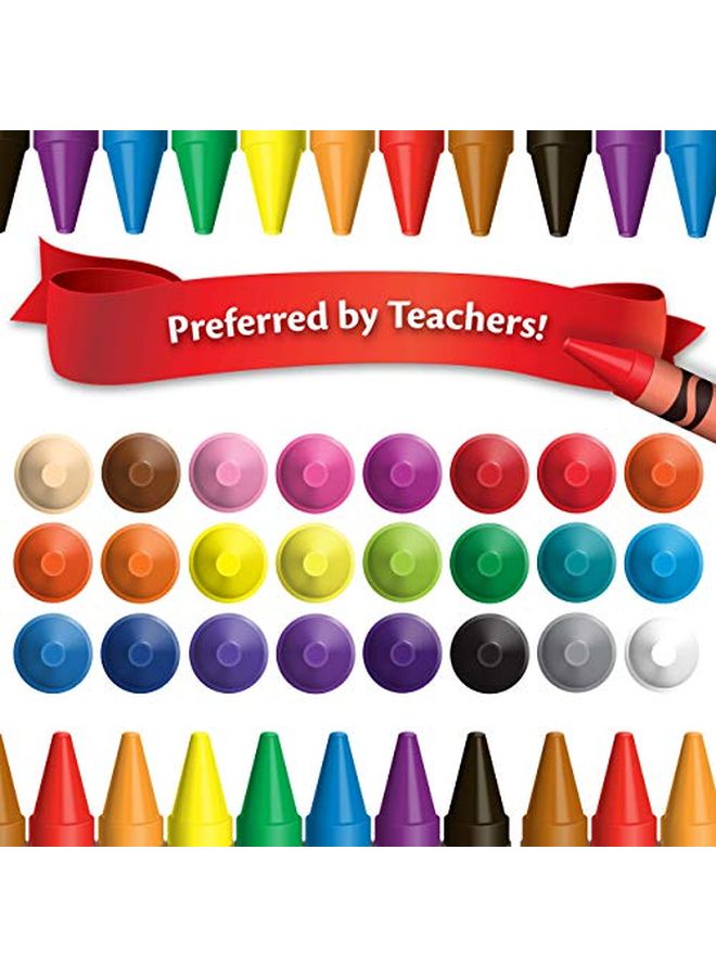 Crayola Crayons Bulk 12 Crayon Packs With 24 Assorted Colors School Supplies - Image 3