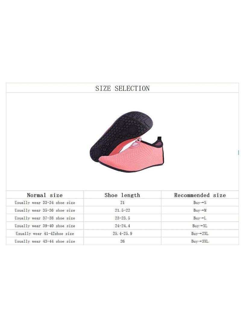 NIBEMINENT Women and Mens Beach Shoes，Water Shoes,Swimming and Water Games Shoe,Bare foot Quick Dry Aqua Shoes - Image 4