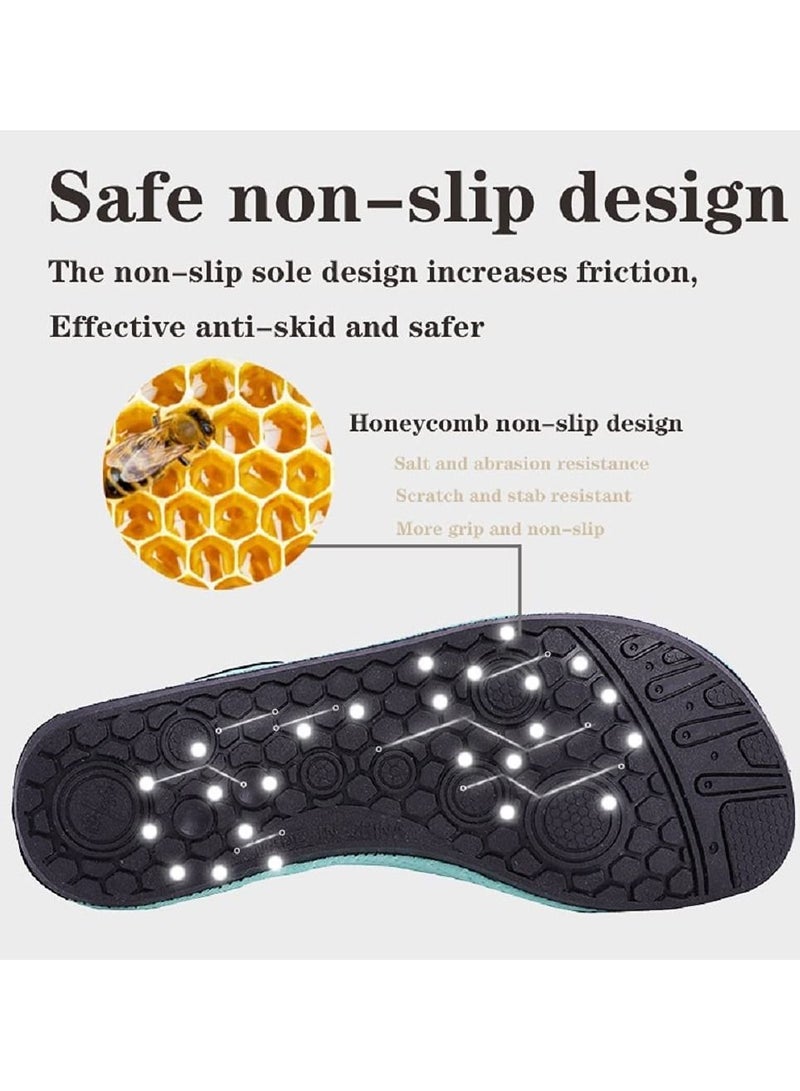 NIBEMINENT Women and Mens Beach Shoes，Water Shoes,Swimming and Water Games Shoe,Bare foot Quick Dry Aqua Shoes - Image 3