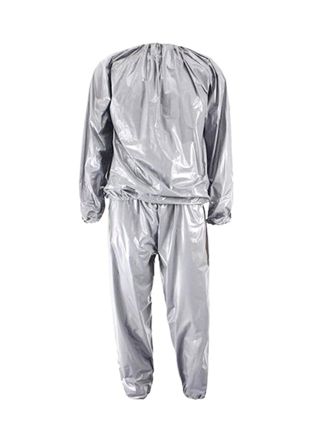SIDRA Sauna Suit Small Size for Weight Loss Exercise Fitness Training Sweat Suit for Men and Women Daily Use - Image 1