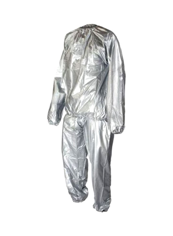 SIDRA Sauna Suit Small Size for Weight Loss Exercise Fitness Training Sweat Suit for Men and Women Daily Use - Image 2