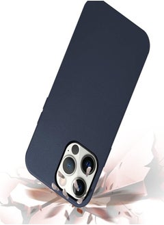 PiBlue Artificial Leather Protective Case Cover For iPhone 13 Pro Max Blue  - Image 2