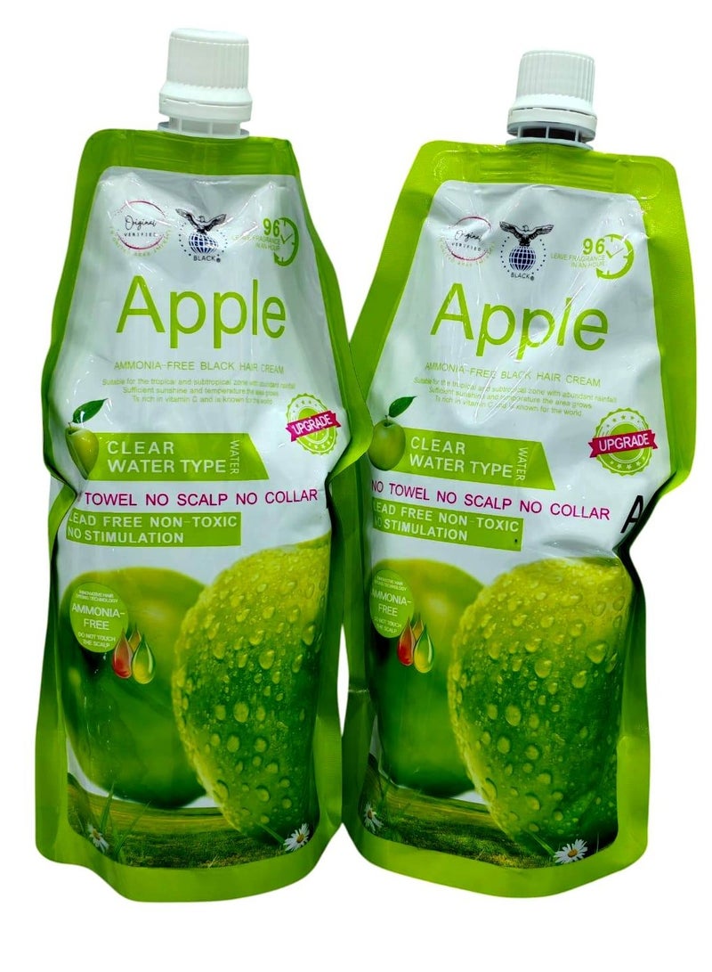 بلاك كريم صبغة شعر خالي من المونيا اسود 500 مل+ 500مل - Image 2