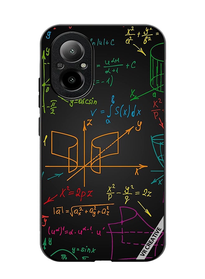 VR CREATIVE Protective Case Cover For Realme C67 4G Maths Formula Design Multicolour - Image 1