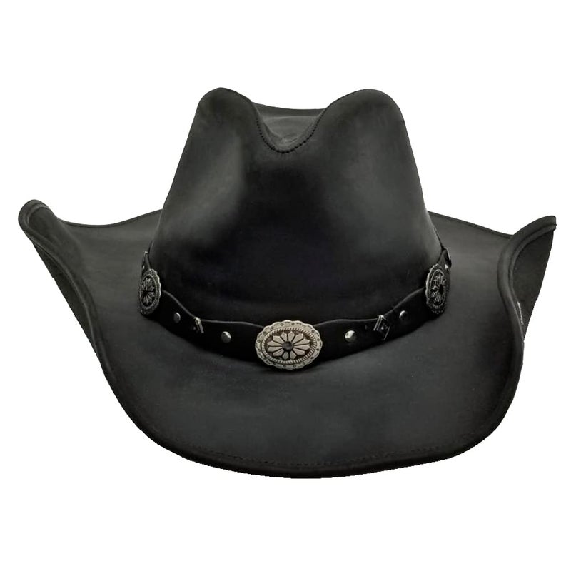 Stetson قبعة رعاة البقر الغربية من ستتسون للرجال روكسبري، سوداء، كبيرة - Image 2