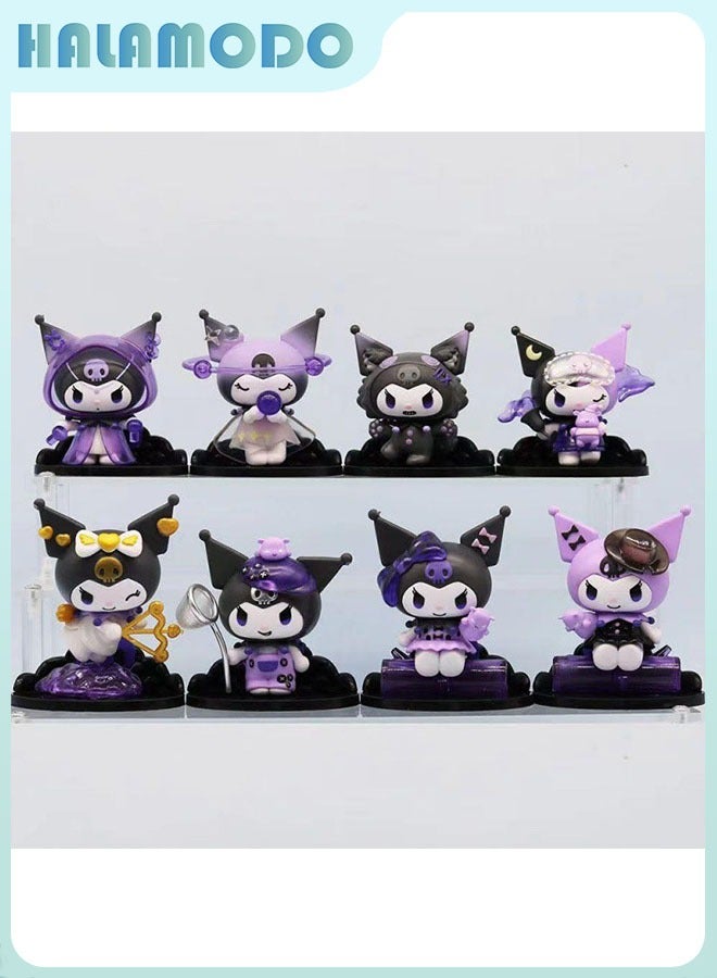 HALAMODO Mystery Box 8-Piece Werewolf Kill Kuromi Blind Box Anime Figures, Charming Desk Decor and Surprise Birthday Gift  - Image 3