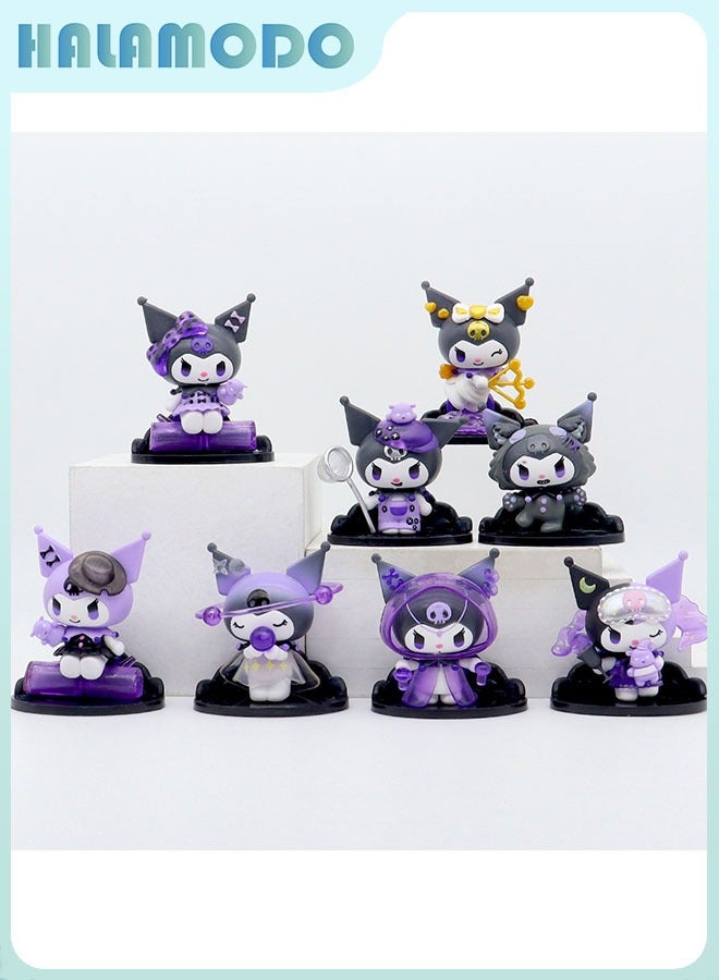 HALAMODO Mystery Box 8-Piece Werewolf Kill Kuromi Blind Box Anime Figures, Charming Desk Decor and Surprise Birthday Gift  - Image 2