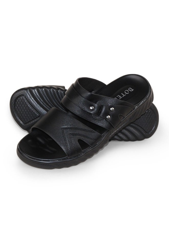 BOTELI Summer Fashion Men Casual Beach Sandals New Design Men's Comfortable Latest Genuine Leather Men's Slippers  - Image 1