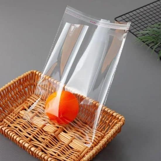 Tia Crafts Plastic polythene Clear Transparent bags small size Self Adhesive BOPP Resealable Plastic pouch Bags for jwellery packaging pack of 200 (3X4 inch (7.5 X 10 cm)) - Image 3