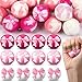 Arrowbash 24 Pcs Pink Bow Stress Ball Gift Squeeze Stress Relief Balls Mini Foam Stressed Ball Coquette Bow Sensory Relief Toys for Coworker Employee Appreciation Bag Stuffer 157 Inch - Image 2