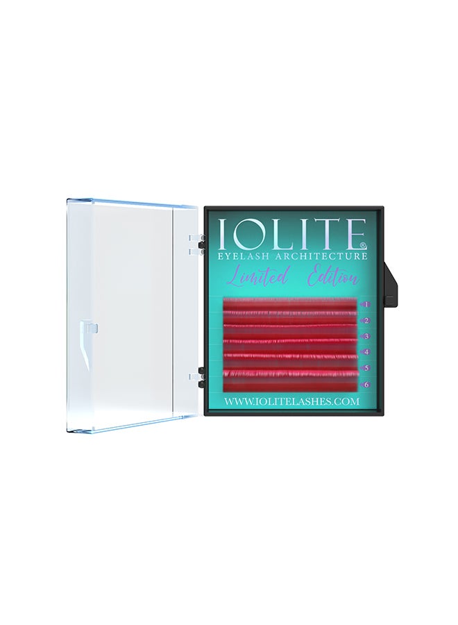 IOLITE رموش كلاسيكية ملونة أومبري فلور وردي B Curl 07T مزيج 3