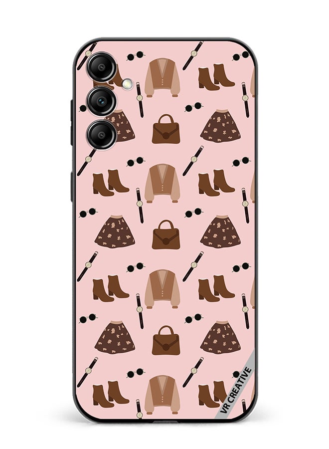 VR CREATIVE Protective Case Cover For Samsung Galaxy A35 Outfit Vintage Vector 2 Design Multicolour - Image 1