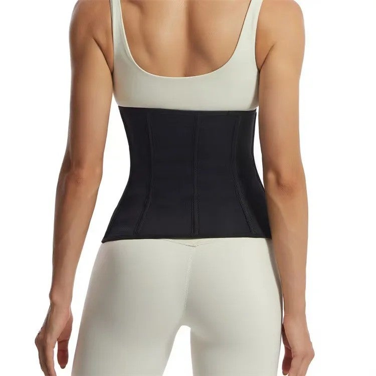Bluejw Women's Waist Trainer Corset - Belly Sheath Tummy Trimmer Cincher - Back Support Sweat Sauna Waist Trimmer for Weight Loss - Image 3
