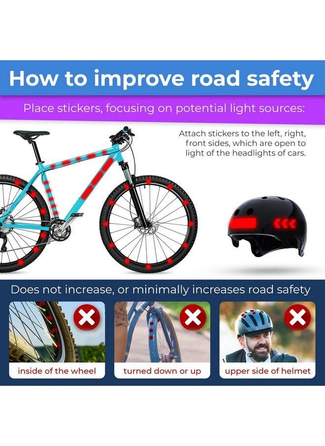 Loom - Reflective Stickers Kit (67Pcs Blackv2); Selfadhesive Bike Decals For Nighttime Safety ; Reflective Sticker For Helmet Motorcycle Bicycle Car & Stroller ; Waterproof Visibility Stickers - Image 1