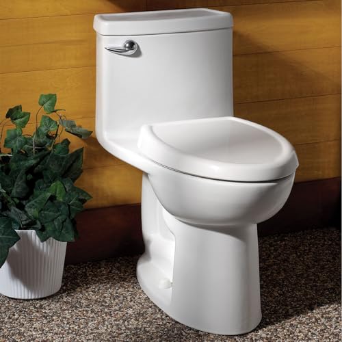 American Standard 735122-400.020 Cadet 10 Inch Toilet Lid for Right-Height and Compact Models, White (17.31"L x 7.5"W) - Image 2
