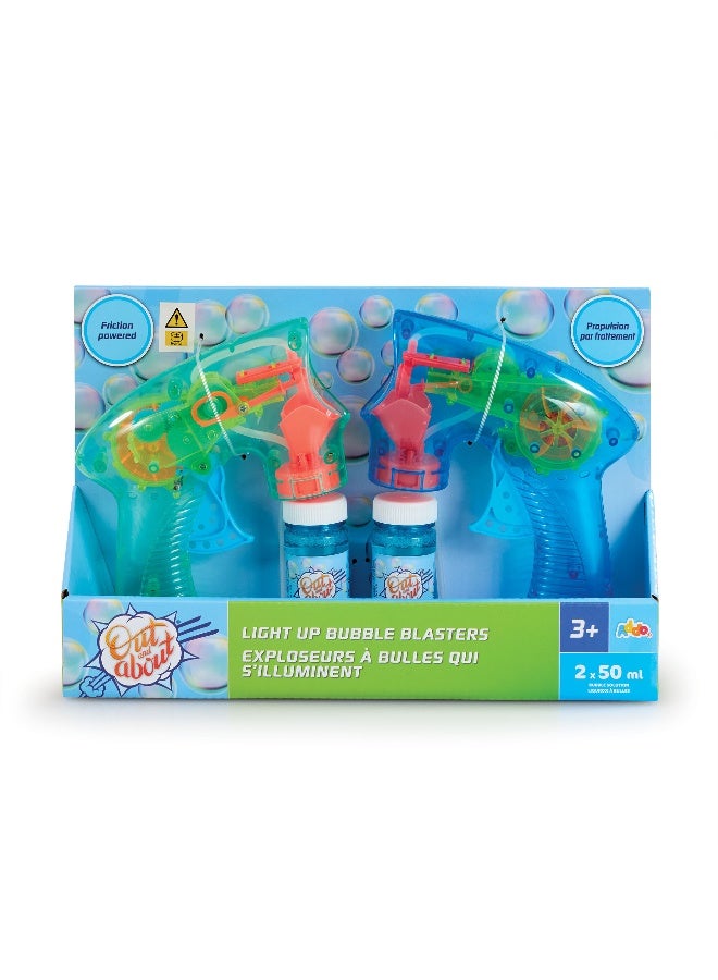 Addo, Out And About Light Up Bubble Blasters, Assorted 1 Piece (Style & Color May Vary) Each Sold Separately - Image 2
