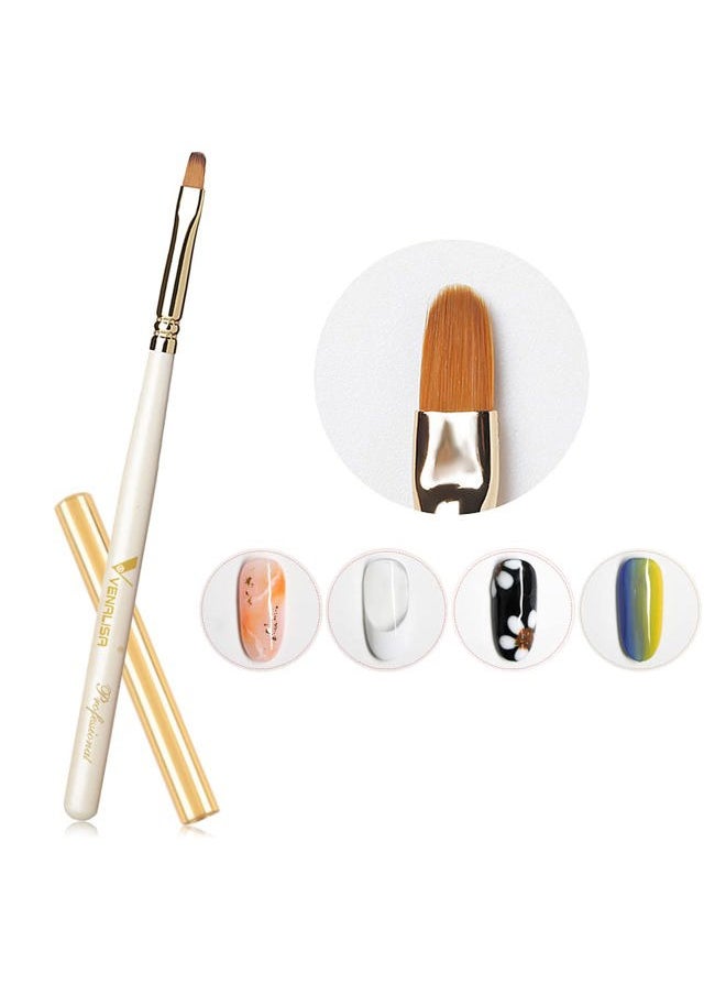 V VENALISA - VENALISA 60 Colors Mud Gel Paint Nail Kit with Color Card Painting Drawing Nail Brush,Gel Nail Polish for Nails Art Whole Set Starter Manicure Nail Art Design Salon DIY at Home - Image 1