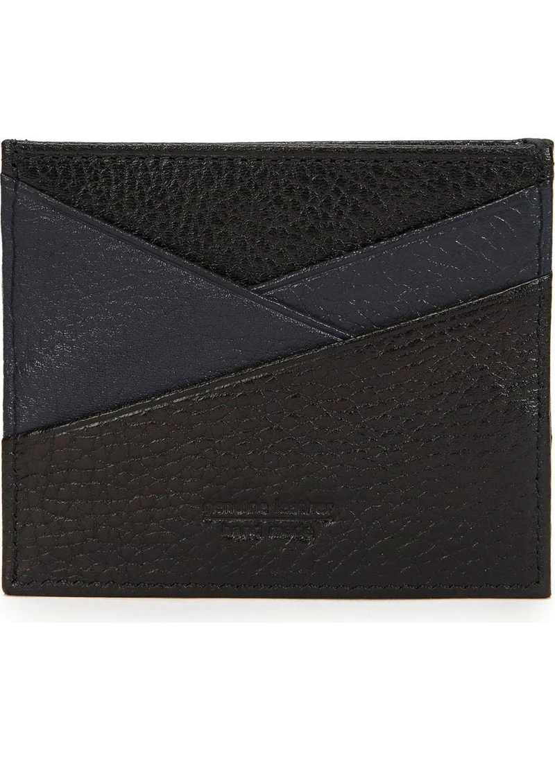 بيير كاردان Men's Black Wallet Card Holder