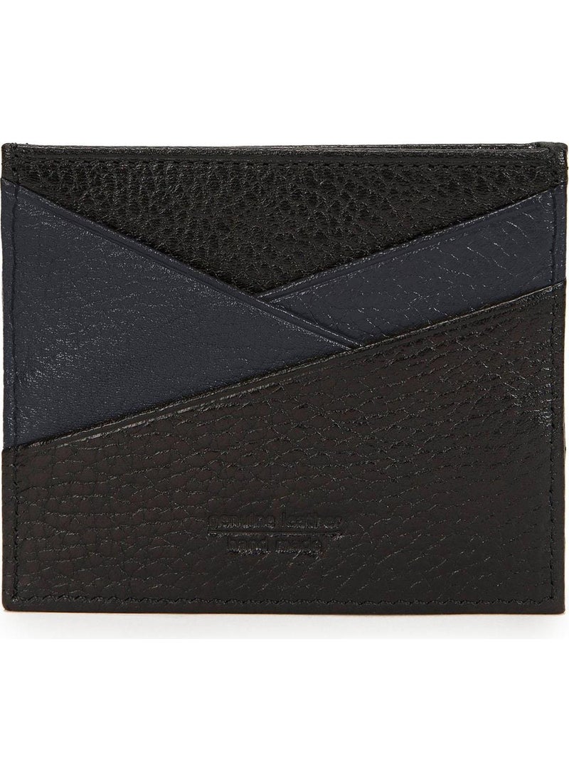 Men's Black Wallet Card Holder