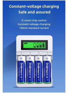 DLP High Power Battery Charger Set for 4 Rechargeable AA Batteries  - Image 5