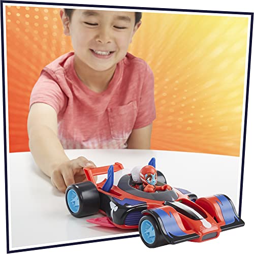 PJMASKS سيارة فلاش كروزر من PJ Masks بقوة الحيوانات، سيارة لعبة متحولة مع أضواء وأصوات وشخصية حركة، ألعاب الأبطال الخارقين، ألعاب رياض الأطفال للأطفال من عمر 3 سنوات وما فوق - Image 5