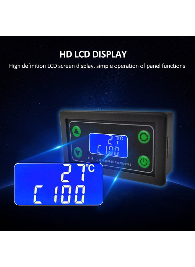 Generic - ZFX-WT01 WIFI Remote High Temperature Digital Thermostat K-type Thermocouple High Temperature Controller -99~999℃ - Image 1