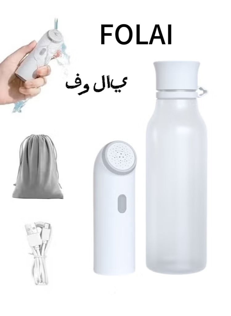 فولاي بيديت كهربائي محمول شحن يواس بي سعة 400 مل 4 أنماط للرش مناسب للتخييم والرحلات الصحراوية والطائرات والقطارات للعناية بالنظافة الشخصية - Image 1