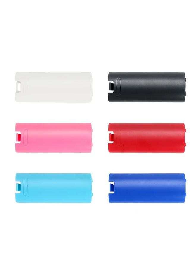 6 Pcs Hand Rope And Battery Cover Set For Wii Remote Controller Replacement - Image 1