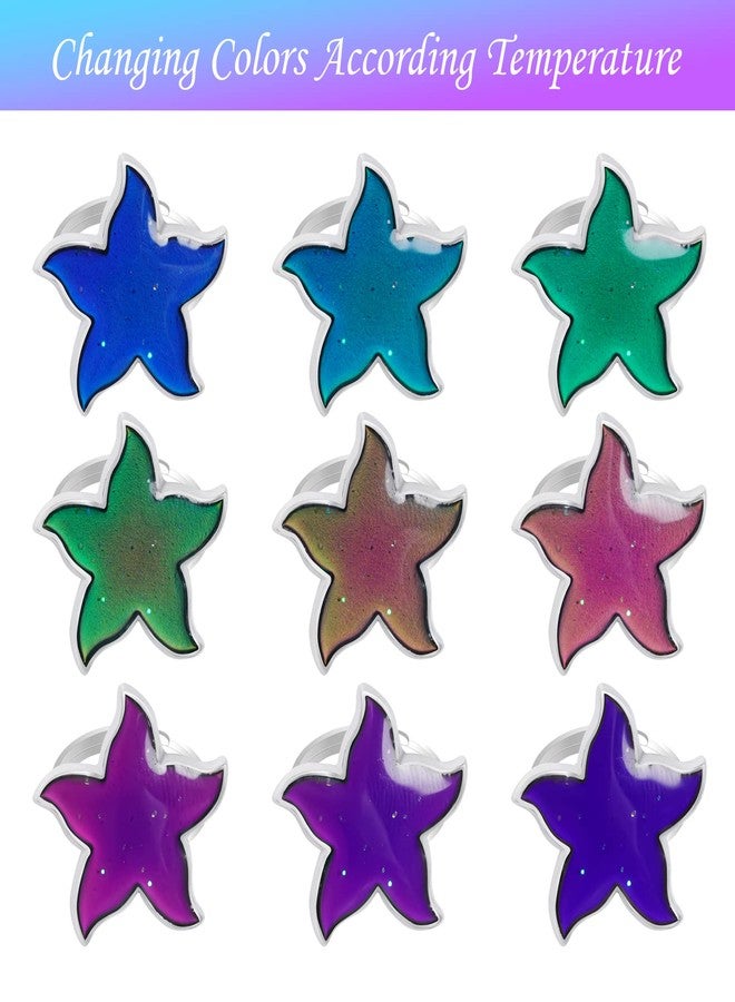 SUMERSHA 16Pcs Mood Rings Adjustable Color Changing Rings for Women Birthday Party Favors Halloween Costume Props - Image 3