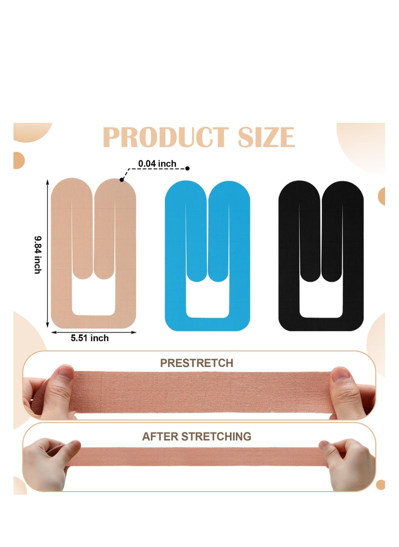 SYOSI - Kinesiology knee Tape, Pre Cut Knee Tape, Adhesive Sport Tape,  Latex Free & Breathable, Waterproof Kinesiology Taping for Knee Ankle Gym Fitness Running Tennis Swimming Football - Image 1