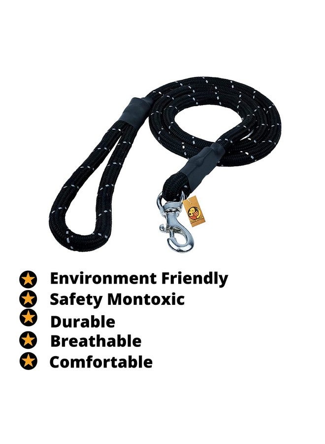 Dog Training Walking Reflected Leash Rope And Hand Gripper Combo - (Rubber Band Leash, 15Mm + Hand Gripper) Dog Cord Leash For Small To Medium Sized Dogs With Strong Hook Size (Color May Vary) - Image 5