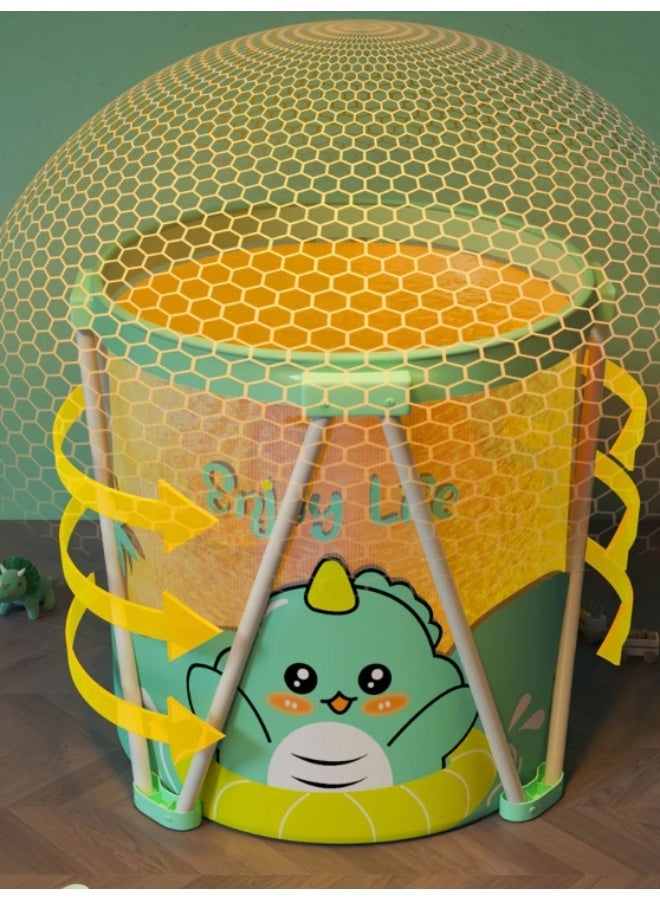 حوض استحمام متعدد الاستخدامات للأطفال قابل للطي مع فتحة تصريف، حوض استحمام دائري محمول للسباحة، سهل الطي والتخزين، مناسب للأطفال والبالغين. - Image 4