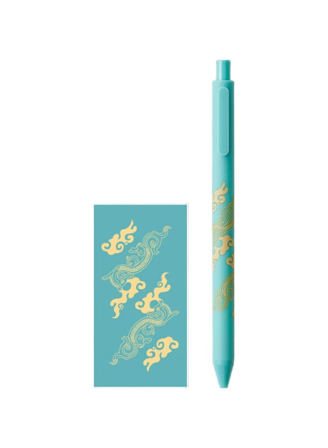 Kaco Pure Book Source Push-Type Colorful Neutral Pen Chinese National Museum Co-Branded Stationery Multi-Color Water Pen Marker Highlighter Signature Pen Zongheng Shenzhou - Image 3