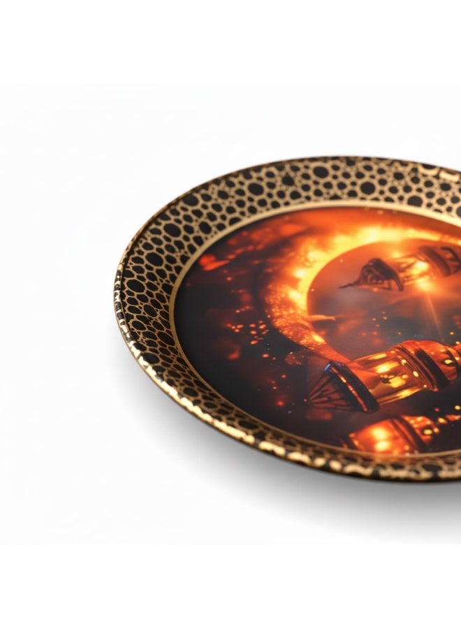 6-Piece Ramadan Mini Serving Plates & Coasters Set - Image 3