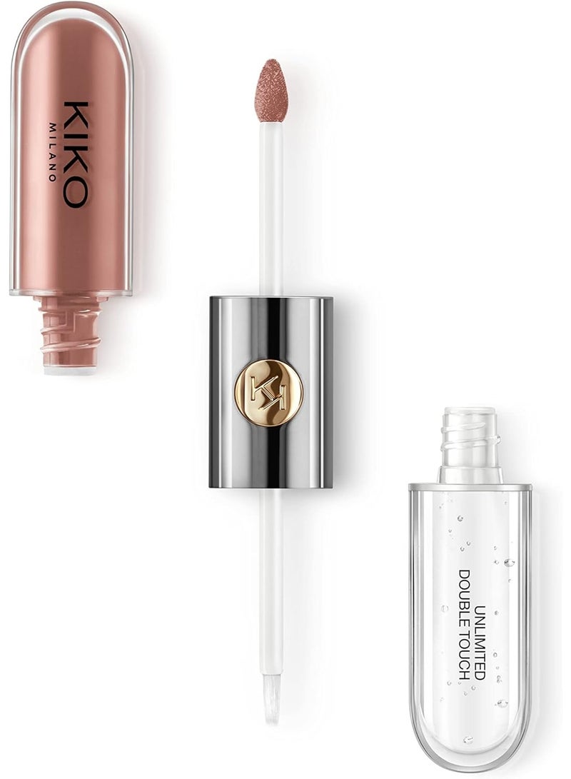 KIKO Milano Unlimited Double Touch Liquid Lipstick – Shade 103 Natural Rose, Long-Lasting Transfer-Resistant Lip Color - Image 3