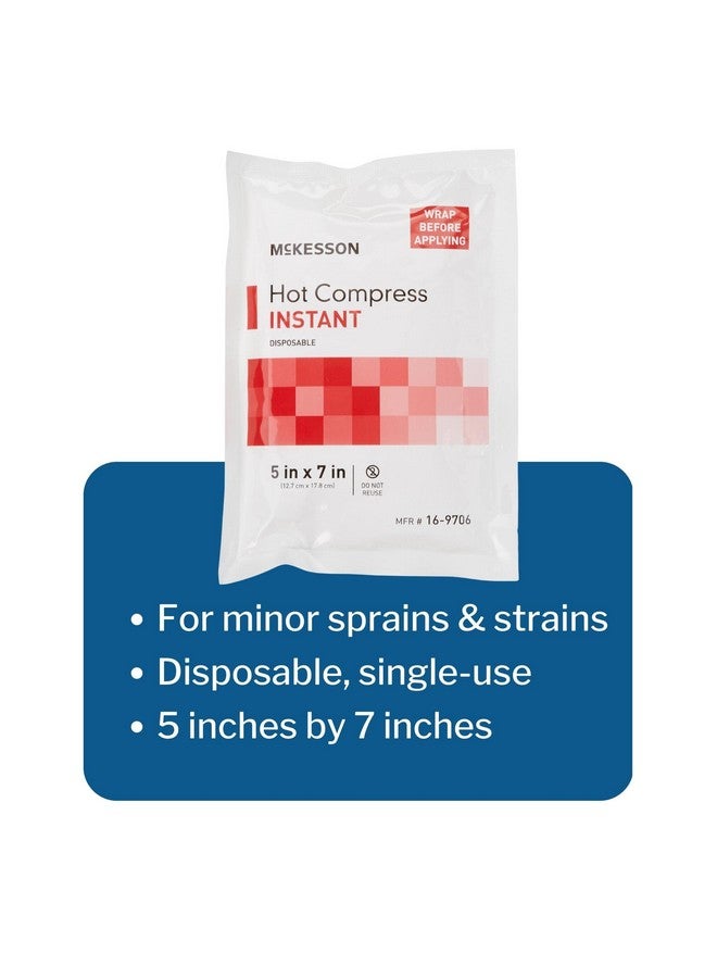 McKesson Hot Compress, Instant Hot Pack, Disposable, 5 In X 7 In, 1 Count, 24 Packs, 24 Total - Image 4