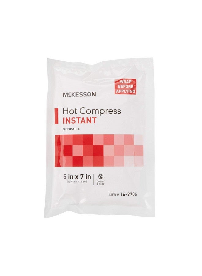 McKesson Hot Compress, Instant Hot Pack, Disposable, 5 In X 7 In, 1 Count, 24 Packs, 24 Total - Image 1