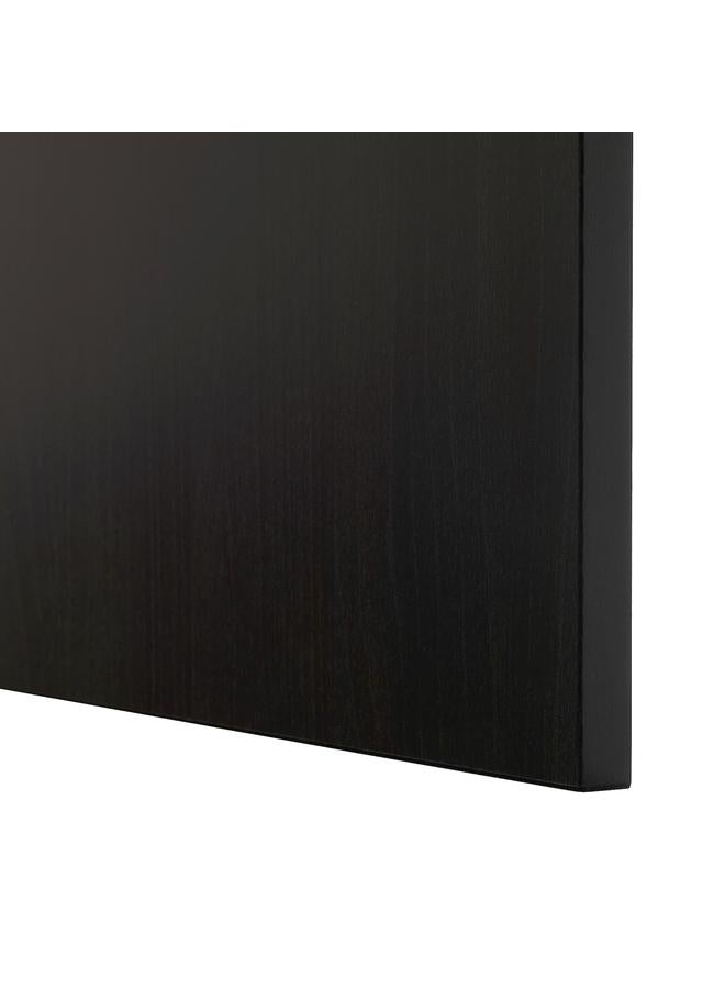 Zaboon Wall-mounted cabinet combination, black-brown/Lappviken black-brown, 60x22x38 cm